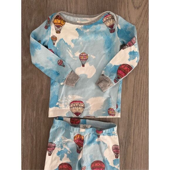 Bedhead 12-18 months Print Fitted Stretch Organic Cotton Two-piece Pajamas In Ta - Picture 4 of 5